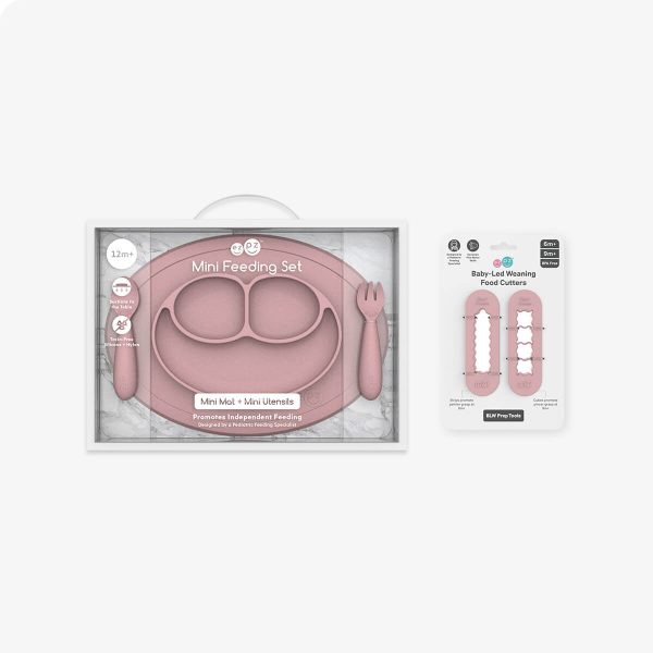 ezpz Mini Feeding Set + BLW Food Cutters Bundle