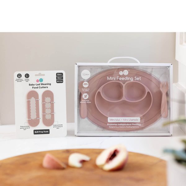 ezpz Mini Feeding Set + BLW Food Cutters Bundle
