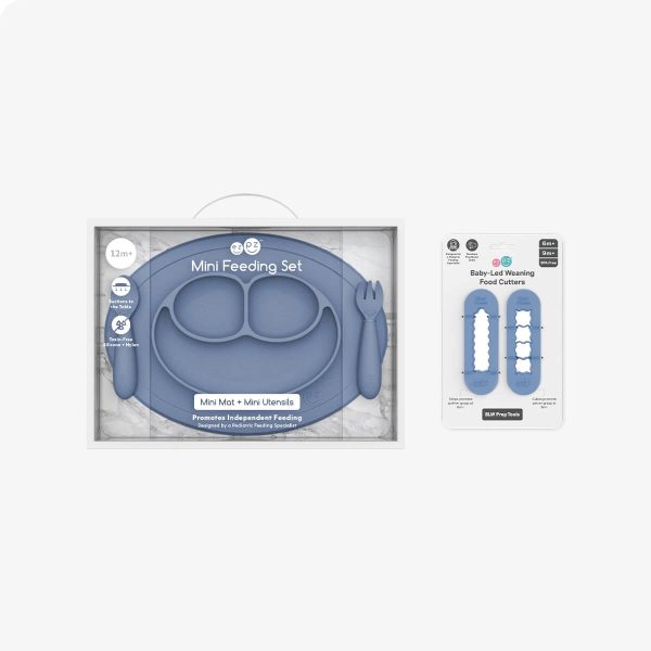 ezpz Mini Feeding Set + BLW Food Cutters Bundle