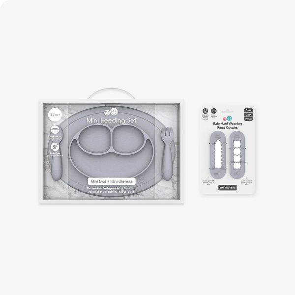 ezpz Mini Feeding Set + BLW Food Cutters Bundle