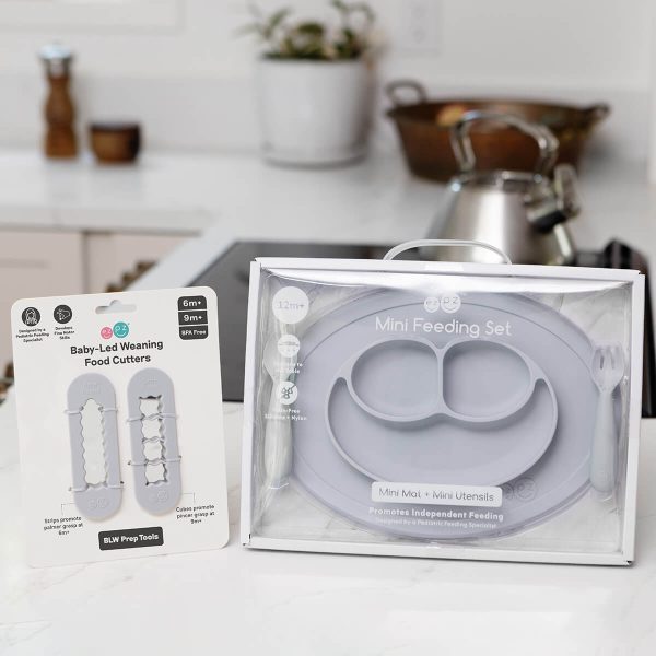 ezpz Mini Feeding Set + BLW Food Cutters Bundle