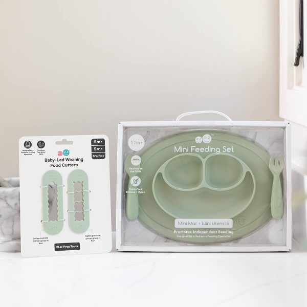 ezpz Mini Feeding Set + BLW Food Cutters Bundle