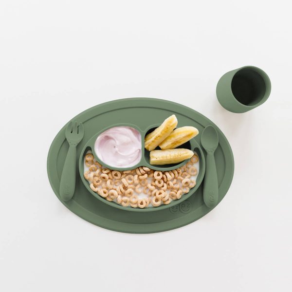 ezpz Mini Utensils in Olive