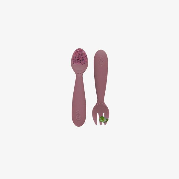 ezpz Mini Utensils in Mauve