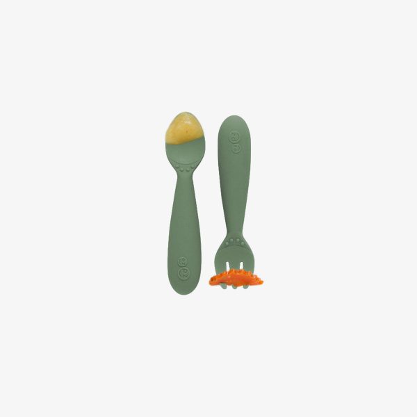 ezpz Mini Utensils in Olive