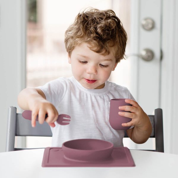 ezpz Mini Utensils in Mauve