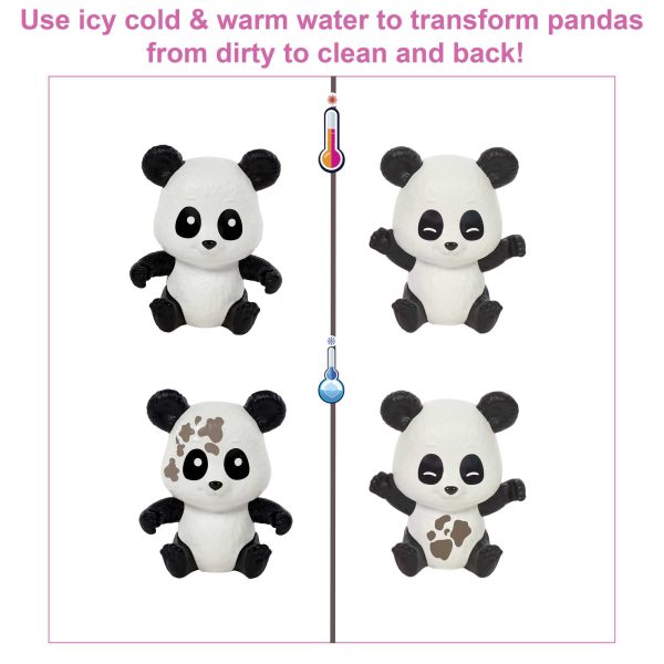 Barbie Panda Care And Rescue Playset With Doll And 20+ Accessories, Plus Color Change Feature