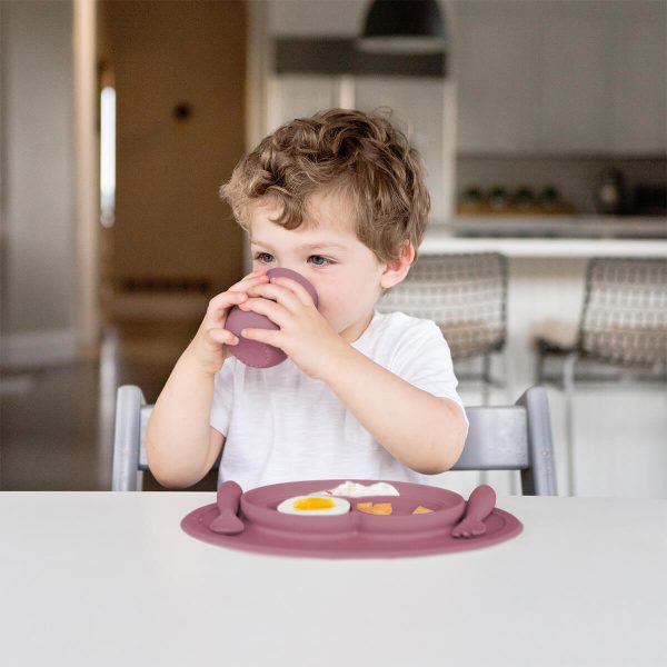 ezpz Mini Utensils in Mauve