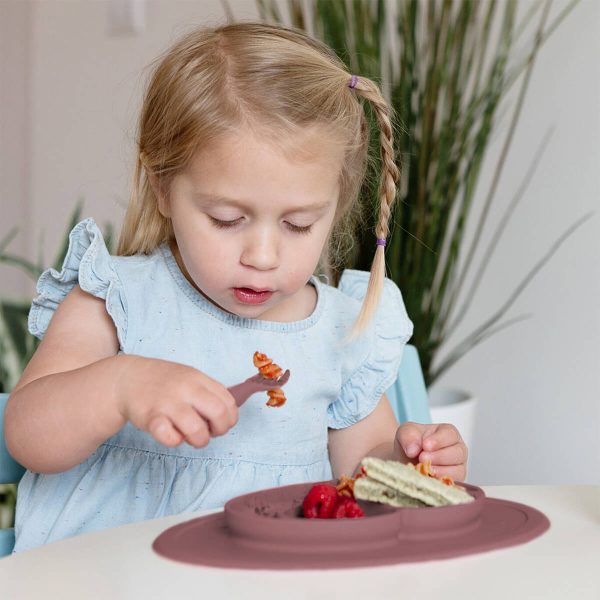 ezpz Mini Utensils in Mauve