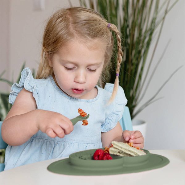 ezpz Mini Utensils in Olive