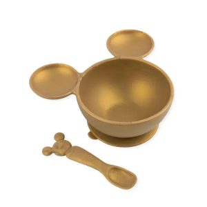 Bumkins- Disney Silicone First Feeding Set - Gold