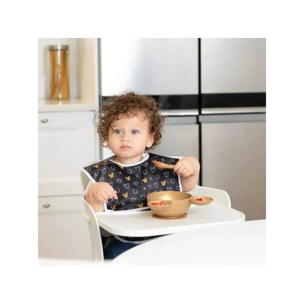 Bumkins- Disney Silicone First Feeding Set - Gold