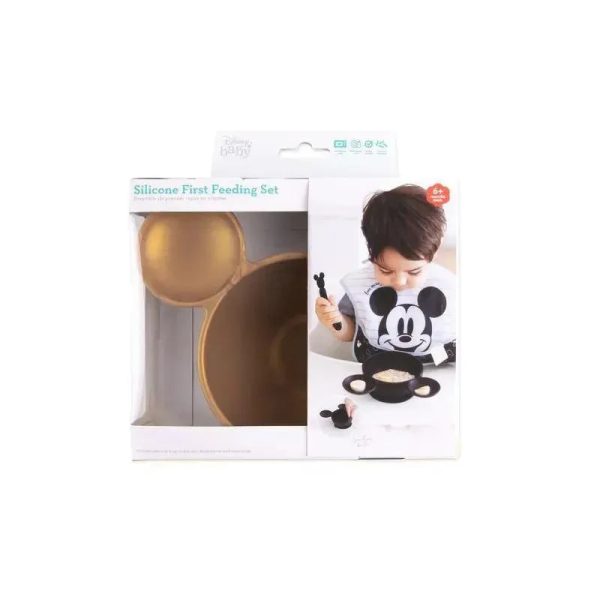 Bumkins- Disney Silicone First Feeding Set - Gold