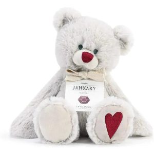 Demdaco - January Birthstone Plush Bear