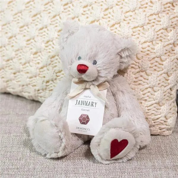 Demdaco - January Birthstone Plush Bear
