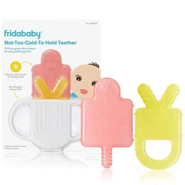 Fridababy - 2Pk Not-Too-Cold-to-Hold Silicone Teether