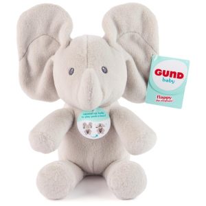 Gund - Baby Peek-a-Boo Flappy Elephant Plush 7