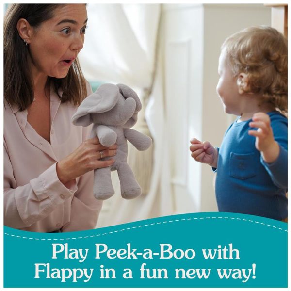 Gund - Baby Peek-a-Boo Flappy Elephant Plush 7