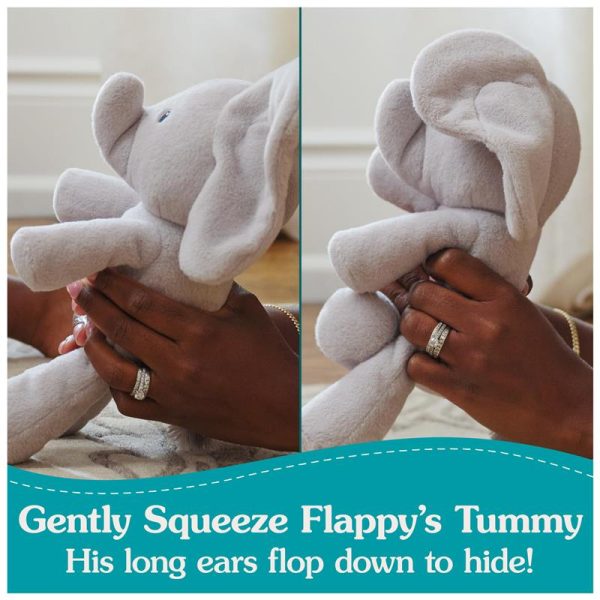 Gund - Baby Peek-a-Boo Flappy Elephant Plush 7