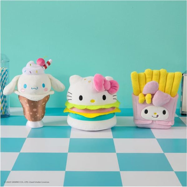 Gund - Hello Kitty Hamburger, 8 In