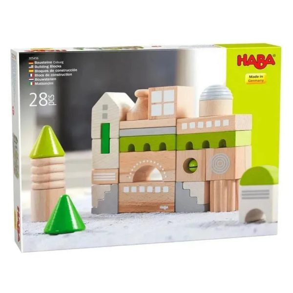 Haba - Coburg 28 Piece Wooden Building Blocks