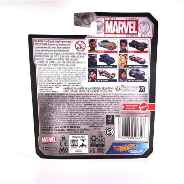 Hot Wheels - Character Cars Marvel The Marvels, Captian Marvel