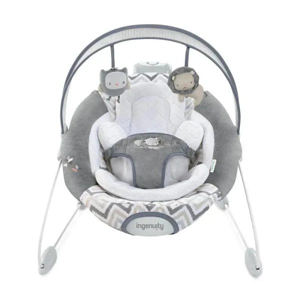 Ingenuity - SmartBounce Automatic Baby Bouncer Seat with White Noise, Braden