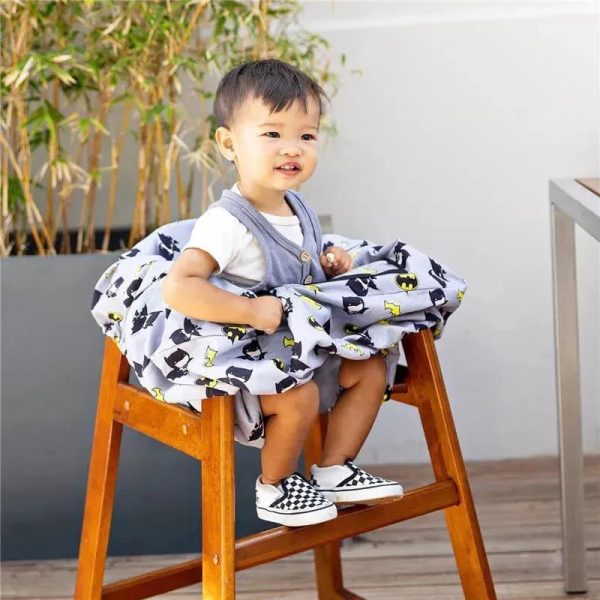J.L. Childress - DC Comics Batman Shopping Cart & High Chair Cover for Baby to Toddler