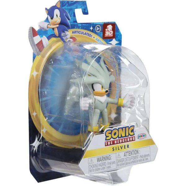Jakks - Sonic 2.5In Figures Silver