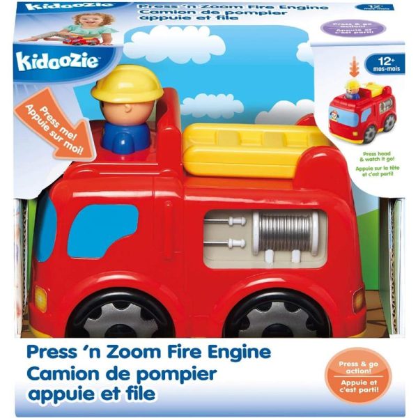 Kidoozie - Press 'N Zoom Fire Engine