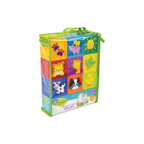 Kidoozie - Squeak 'N Stack Blocks