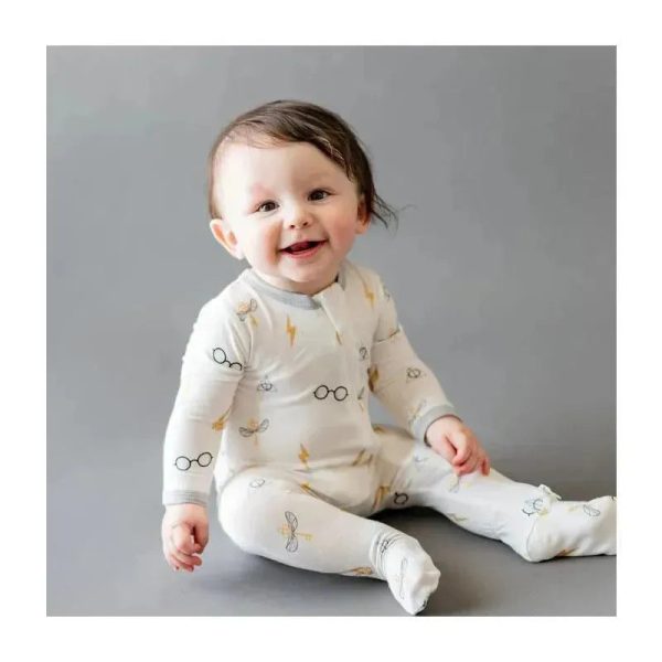 Kyte Baby - Bamboo Baby Zippered Footie In Icon Harry Potter