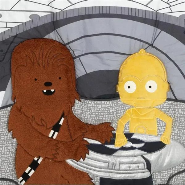 Lambs & Ivy - 3Pk Baby Bedding Set Stars Wars Millennium Falcon