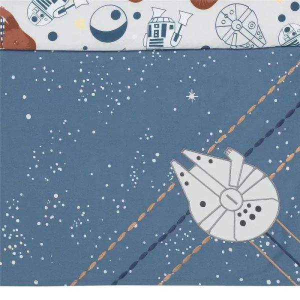 Lambs & Ivy - 3Pk Baby Bedding Set Stars Wars Millennium Falcon