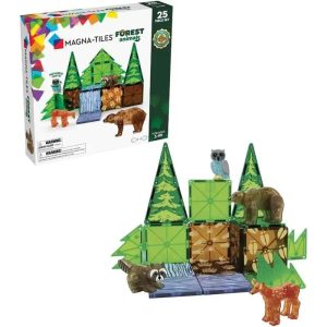 Magnatiles - Forest Animals 25-Piece Magnetic Construction Set