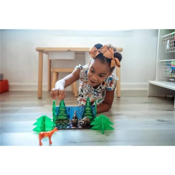Magnatiles - Forest Animals 25-Piece Magnetic Construction Set