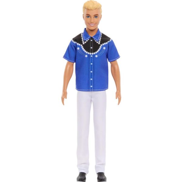 Mattel - Barbie Fashionistas Ken Doll Wearing a Removable Western Shirt