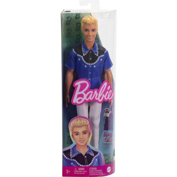Mattel - Barbie Fashionistas Ken Doll Wearing a Removable Western Shirt