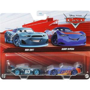 Mattel - Cars Character Cars Nick Shift + Barry Depedal
