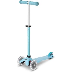 Micro Kickboard - Mini2Grow LED Wheels, 4in1 Scooter, for Kids Ages 1-6, Blue