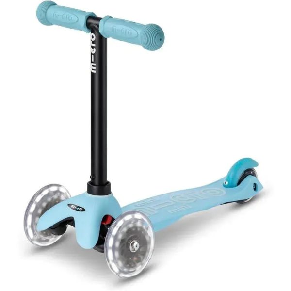 Micro Kickboard - Mini2Grow LED Wheels, 4in1 Scooter, for Kids Ages 1-6, Blue