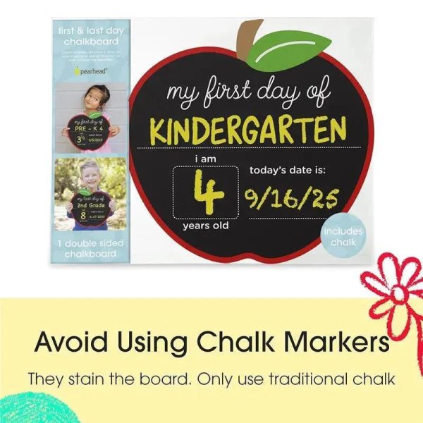 Pearhead Baby - First and Last Day of School Chalkboard