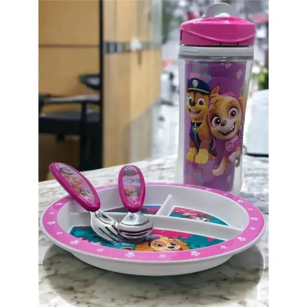 Playtex - Baby Sipsters Stage 4 PAW Patrol Spout Cups, Spill-Proof, Leak-Proof, Break-Proof, Pink, 12 Oz, 1 Count