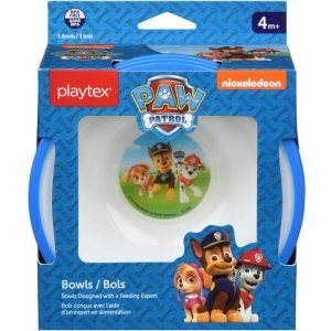 Playtex - Mealtime Paw Patrol Bowls for Boys, 3 Pack