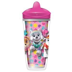 Playtex - Sipsters Stage 3 Paw Patrol Spill-Proof, Leak-Proof, Break-Proof Spout Cup for Girls, 9 Ounce, Pack of 1