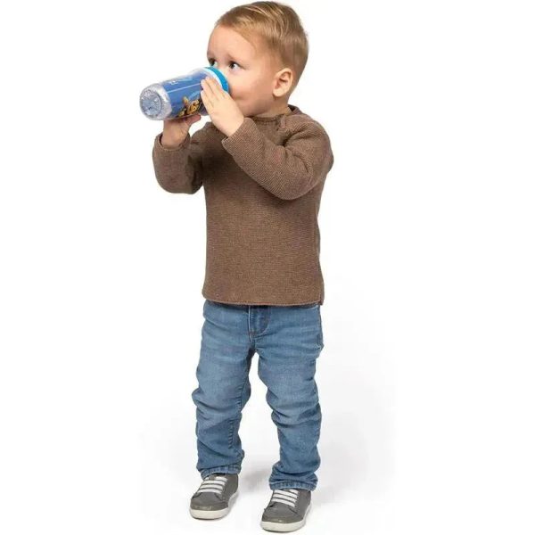 Playtex - Sispsters, Stage 3 Paw Patrol Glitter Spout Cup, Spill-Proof, Leak-Proof, Break-Proof, 9 Ounce