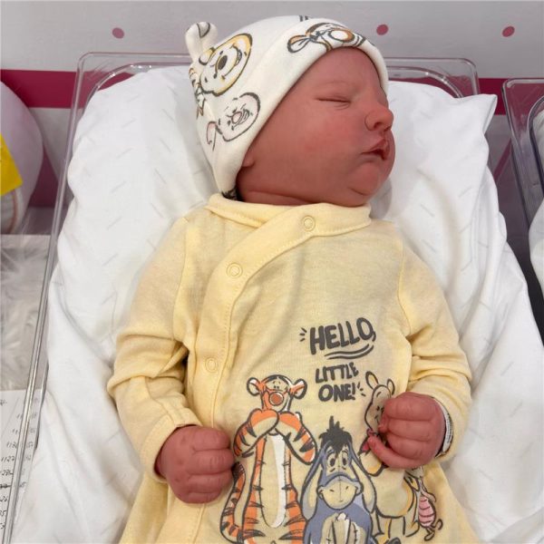 Reborn Baby Doll - White Vinyl, Owen Asleep