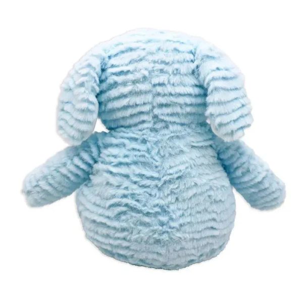 Rose Textiles - 8 Ridged Plush Dog: Blue