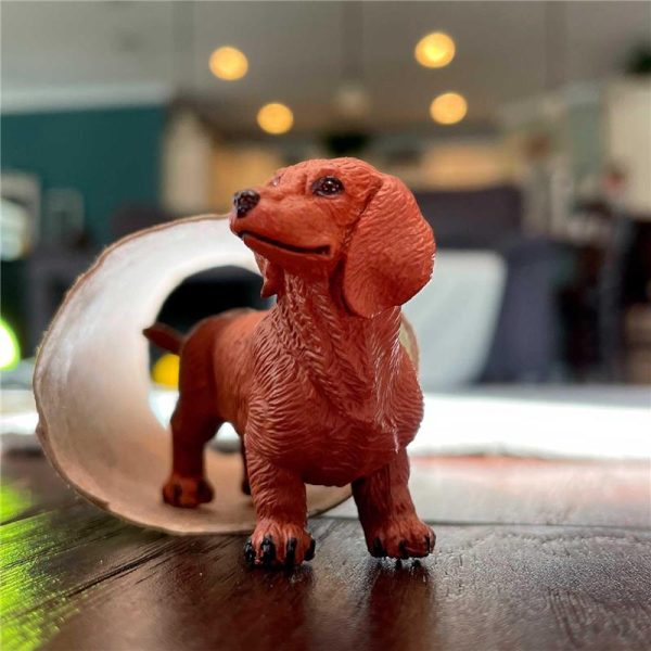 Safari - Dachshund Figurine 3.75 Plastic Model Figure