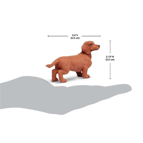 Safari - Dachshund Figurine 3.75 Plastic Model Figure